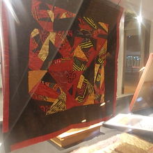 色々な展示も楽しめる空港でした