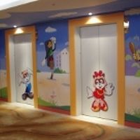 エレベーターもメルヘンチック