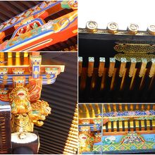 豪華絢爛な彫刻の数々…