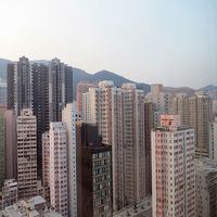 街側の部屋からの景色