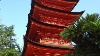 厳島神社の五重塔