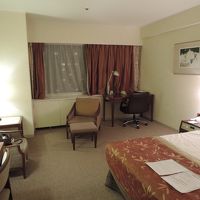 広くて、机も大きかったです。有線ＬＡＮです。