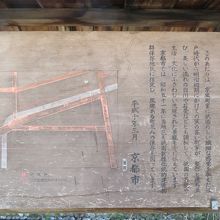 保存地区である看板。