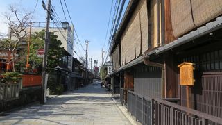 京都らしい情緒のある風景。