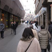 クリスマスの飾り付けが綺麗でしたよ