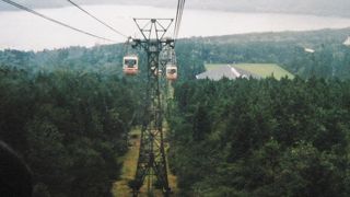 全長約4kmのロープウエイ