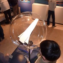 ラムジェットエンジン搭載機の模型