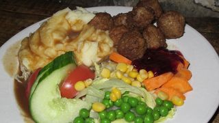 スウェーデンの伝統的な料理がいただけます。