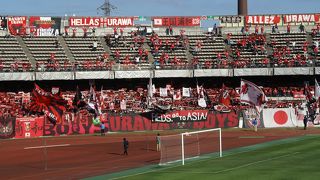 浦和レッズの聖地。今ではあまり試合はしないけどね。