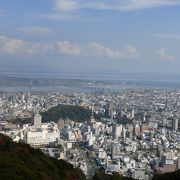 眉山 --- 徳島市街地を一望出来る徳島市随一の観光スポットです。