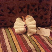 可愛い出迎えタオル