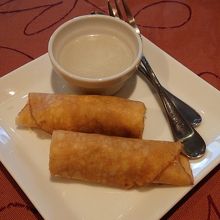 ココナッツのクレープ巻き