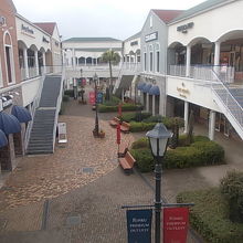 アウトレットモール内の様子