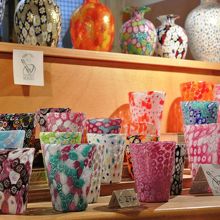 ガラスモザイク『ミレフィオーリ』のグラス