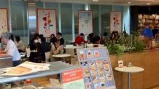 意外なところにカフェが