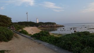 石垣島の西南端の岬