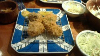 大ぶりの牡蠣が美味