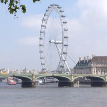 ロンドンアイは　撮っても絵になる