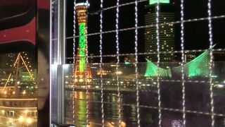 神戸の夜景を一望