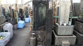 仮名垣魯文(かながきろぶん)の墓