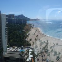 エレベーターホールから。ダイヤモンド側の眺め。