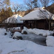 雪に埋れた平家の里