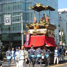 東区新出来一丁目の鹿子神車(旧称西之切)