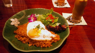 アジアンテイストのお店。