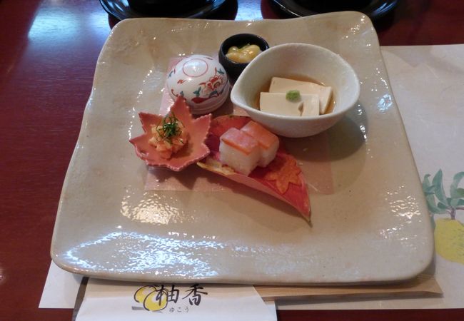 和・創・楽・膳 柚香 --- 「関空」にも近い「豆腐料理専門店」です。