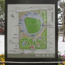 公園の見取図です