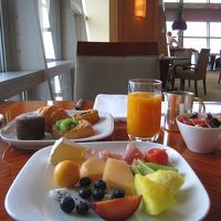 クラブラウンジの朝食