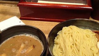 ここのつけ麺が美味しいです