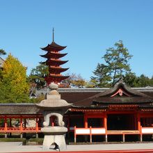 厳島神社からの景色