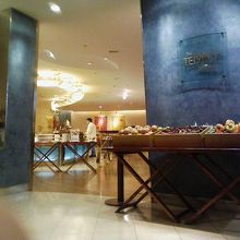 テラスの入り口風景・