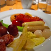 新鮮なフルーツとドライフルーツ