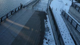 雪がすごくてわずかに歩いて断念