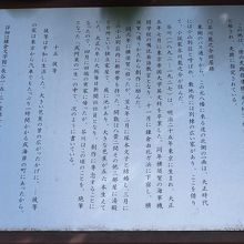 芥川龍之介旧居跡についての説明