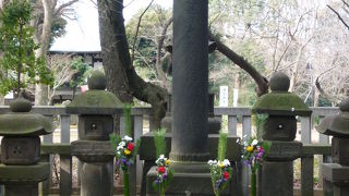 僧の頭髪がここに収められています