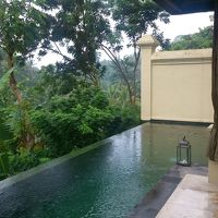 部屋のプールは一度も入らなかった