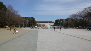 噴水は公園にはつきものですね