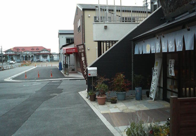 浜寺駅前駅そばの「ちん電ドラ焼き」の店