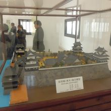 鉄櫓内のジオラマ