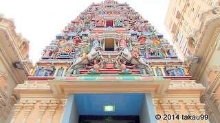 チャイナタウンにあるヒンドゥー教寺院