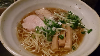 上品なあっさりラーメン