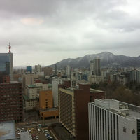 部屋の窓からの眺めです。