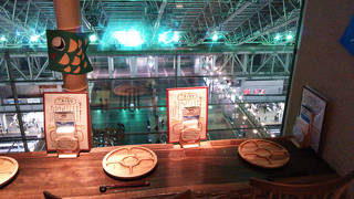 新しくなった大阪駅を見下ろす。