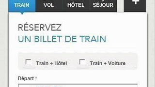 フランス国鉄 Voyages-sncf.com インターネット予約　（フランス語版）