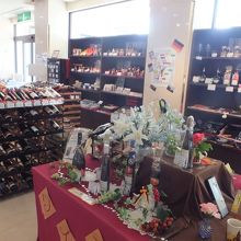 １階にある売店