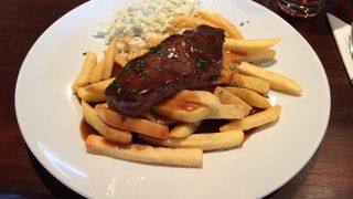 ステーキが安くて美味しい。