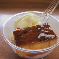 硬めのプリンです。